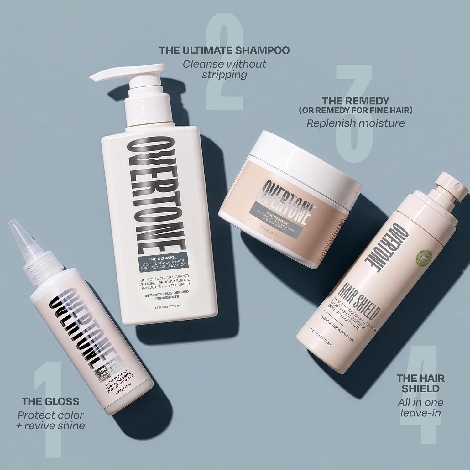 Overtone® Hair Shield 10-in-1 Conditioning Leave-In Spray, 4.4 oz
