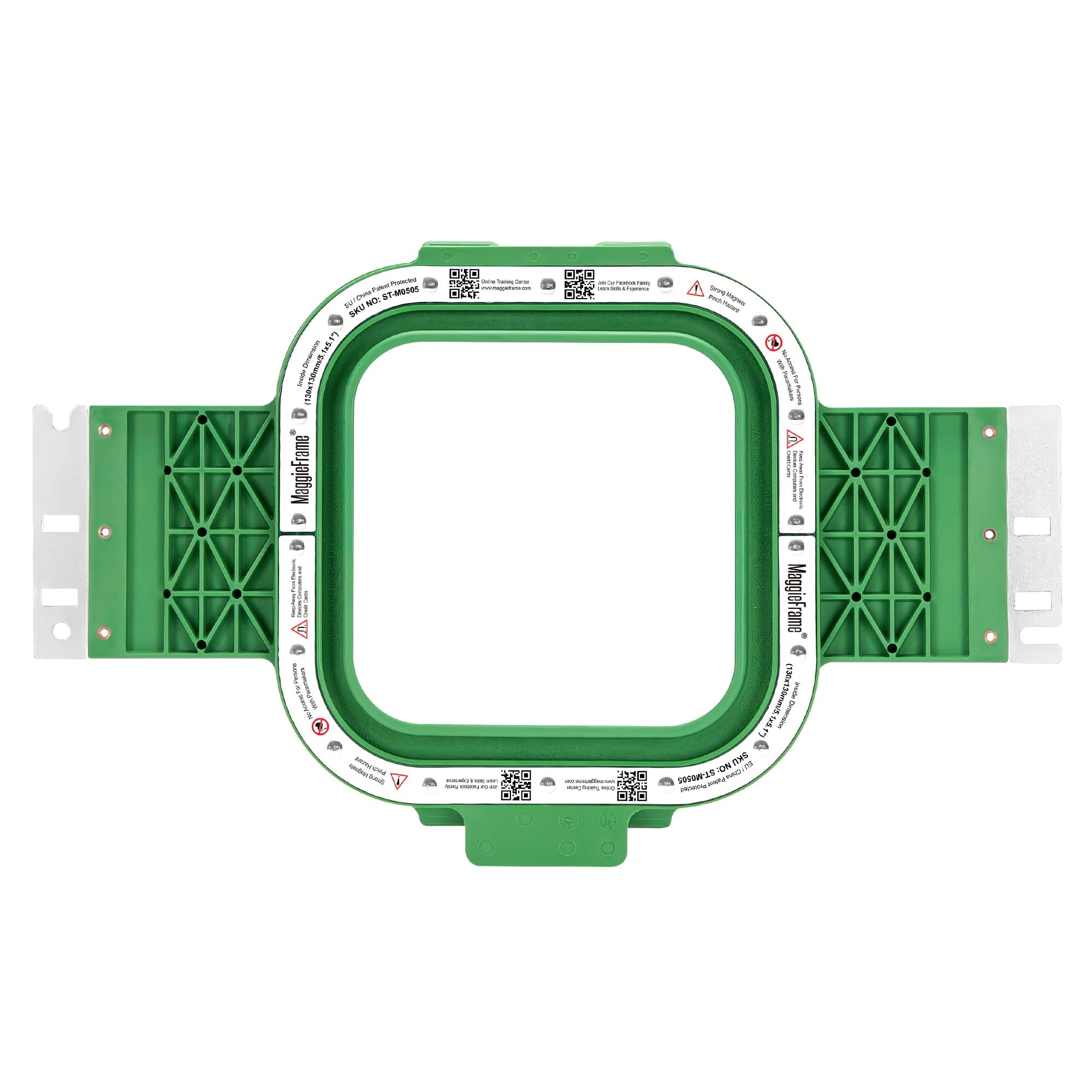 Brewland Bastidor de bordado magnético 130x130mm para Baby Lock Venture | Compatible con Baby Lock ENT10, Enterprise, BNT10, Valiant, Alliance, Capella, Array 6, Endurance 6, Intrepid; 5.1x5.1inch