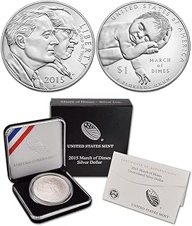 2015 W Commemorative March of Dimes Silver Dollar Proof US Mint - coolthings.us