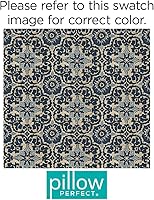 Vista 4 de Cojín Pillow Perfect para exteriores y interiores, color azul prisma