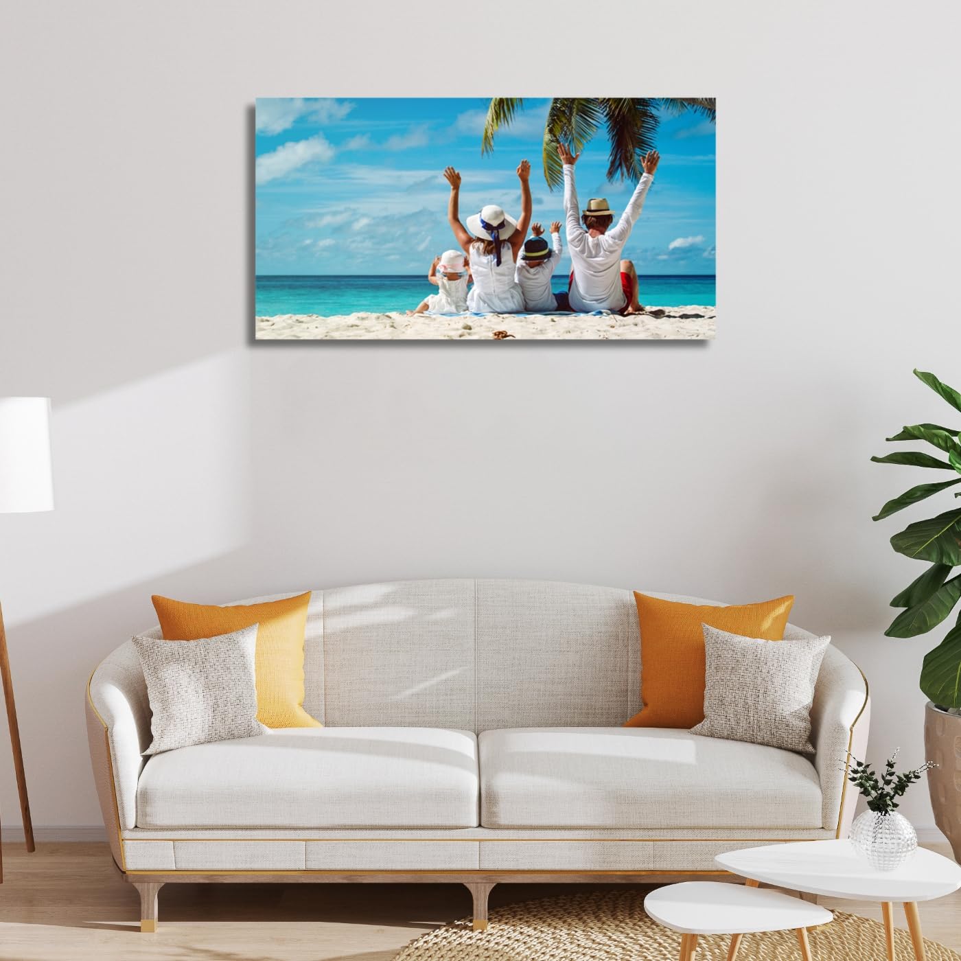canvashop Quadro Personalizzato con Foto Stampa su Tela 140x70 cm