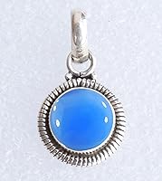 Vista 21 de Avicrafts Gemstone 925 Sterling Silver Pendant Necklace For Women Girls- Natural Gemstone Solitaire Handmade Pendant