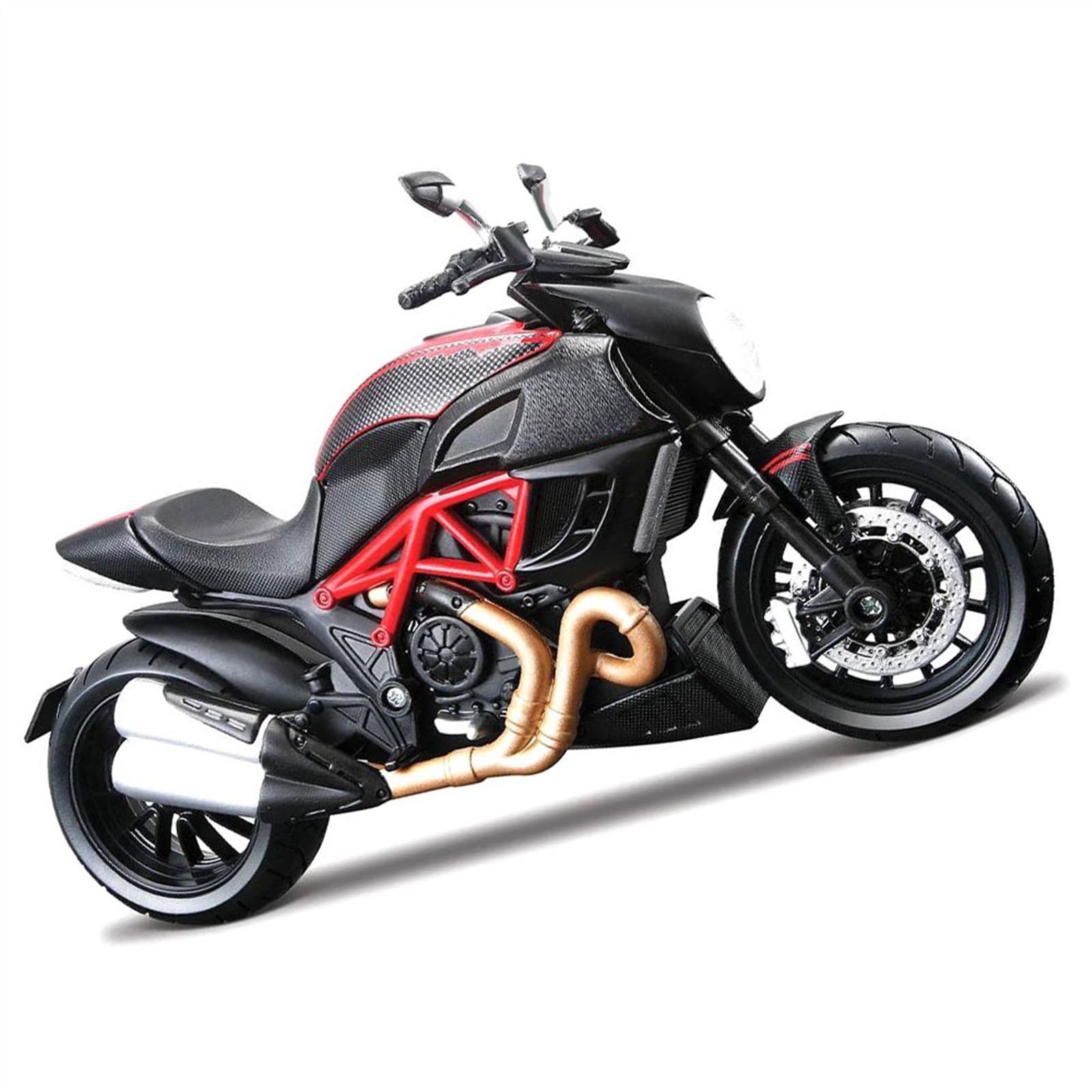 Modello di Moto per Ducati Diavel Carbon 1/12 Modello di Moto Die Cast Veicoli da Collezione Hobby Giocattoli Regalo di Compleanno