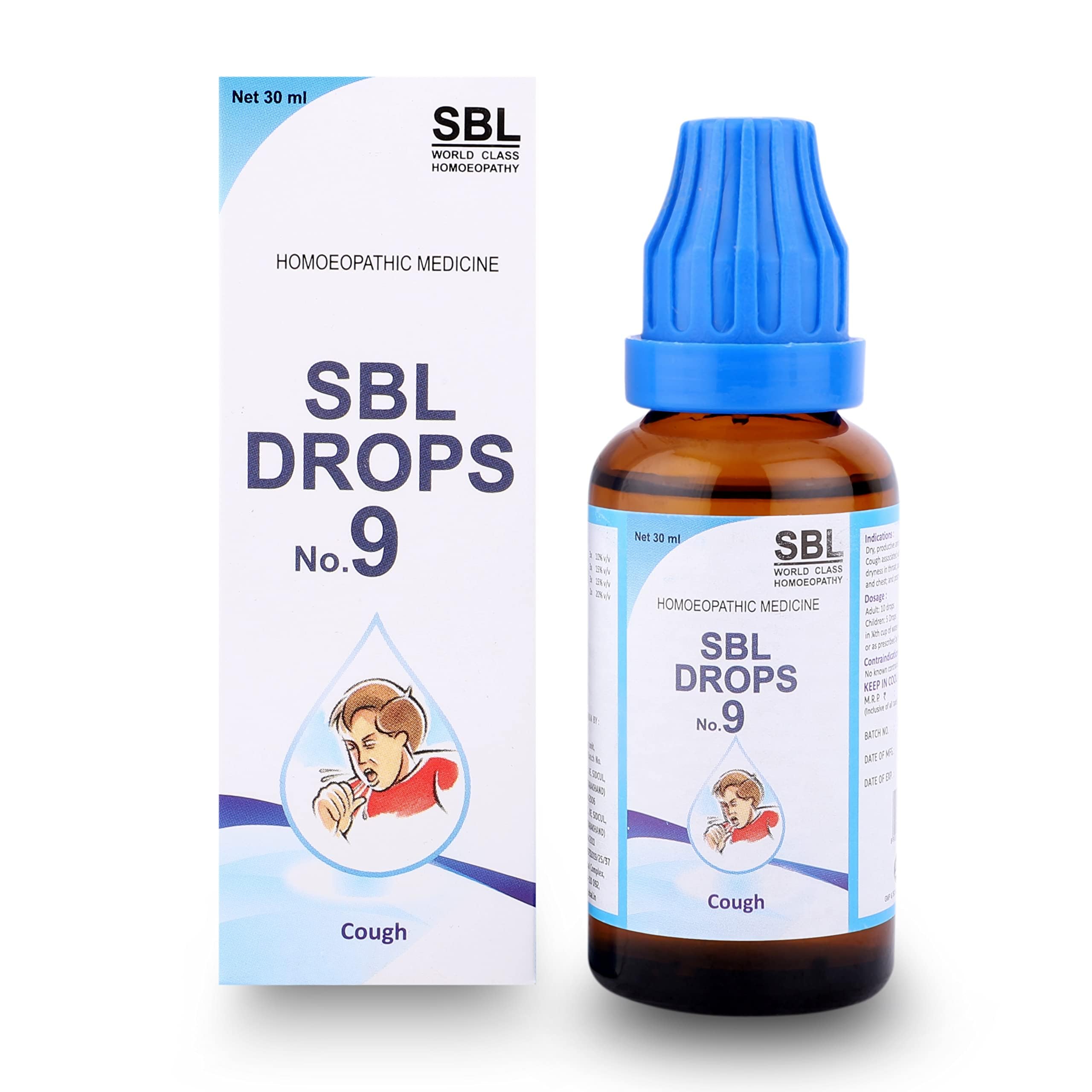 SBL's Drops No. 9 ( For Cough) - 30 ML |Pack Of 2|-image-23