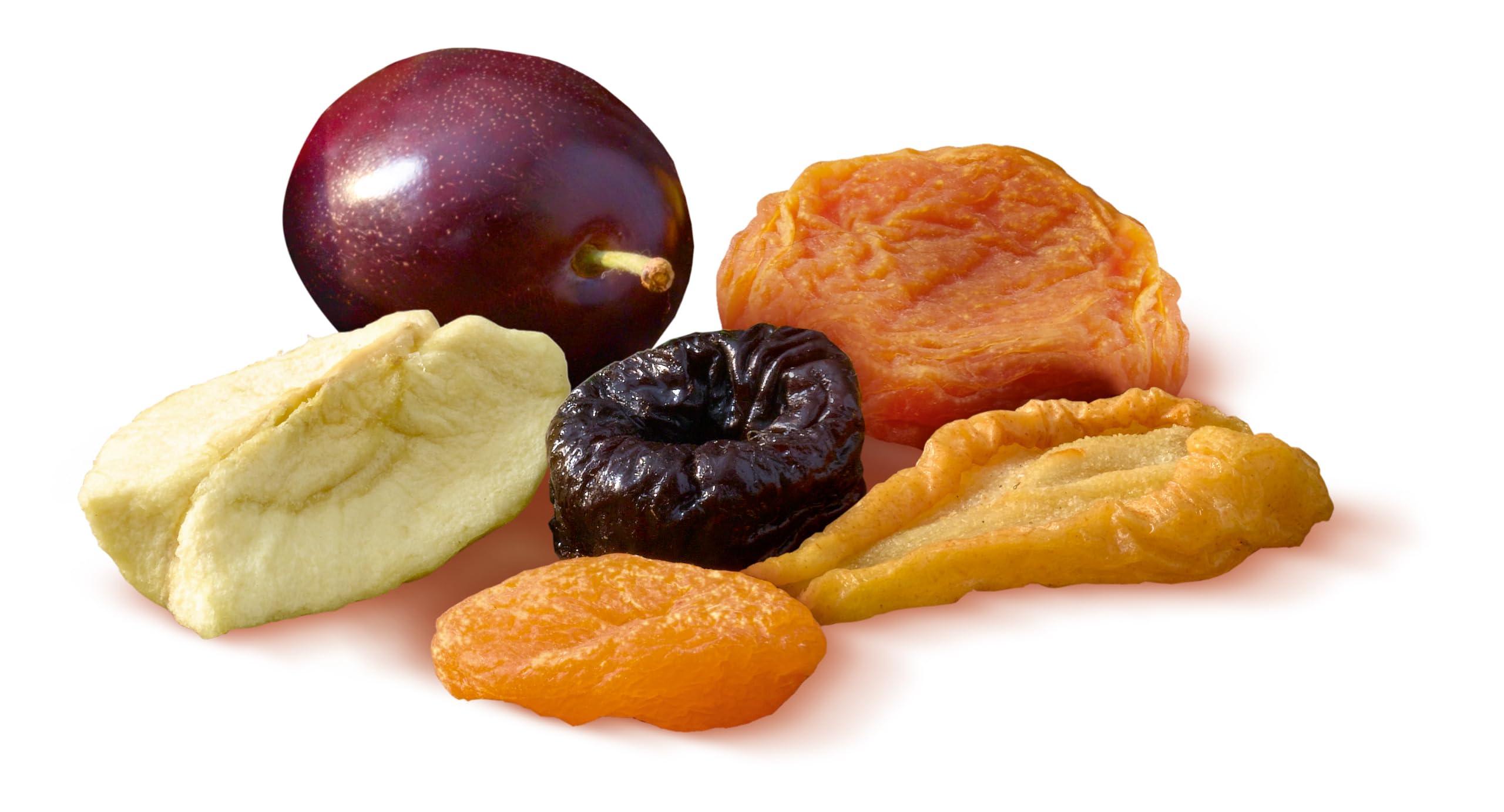 Maryland Mischobst 4 x 1kg Vorratspackung – Mit getrockneten Apfelringen, Pflaumen, Aprikosen, Birnen und Pfirsichen im Großbeutel – Veganes Trockenobst, perfekt zum Snacken (4 x 1kg)