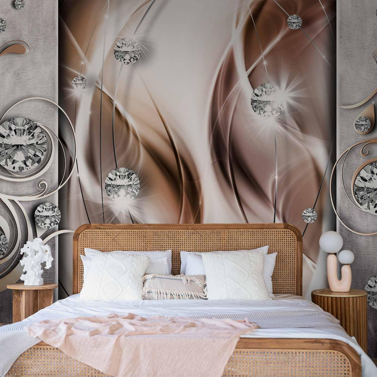 murando - Fototapete Vlies Abstrakt, 500x350 cm, Schlafzimmer, Wohnzimmer | Full HD Druck, 3D-Effekt, lichtbeständige Farben, ideal fürs Wohn- oder Schlafzimmer, schnelle Montage, lichtbeständig, edel