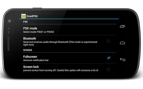 DroidPSK for Ham Radio