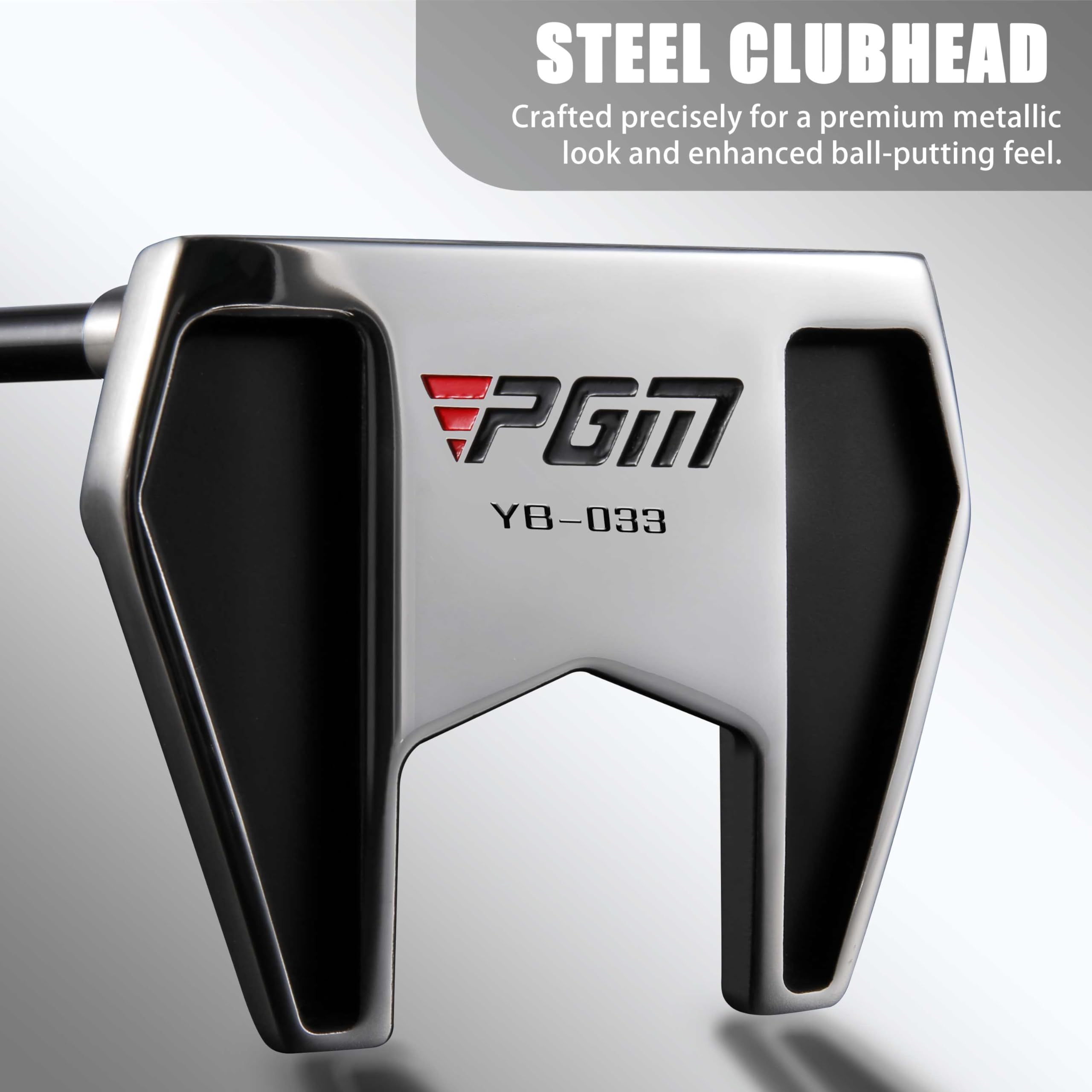 PGM Golf Putter for Men and Women - High MOI Mallet with Easy Alignment - Lightweight Graphite Shaft - Low Center of Gravity for Straighter Putts