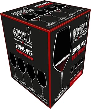 Riedel Wine Friendly Riedel 002 Pack of Four Red Wine Glasses : Amazon ...