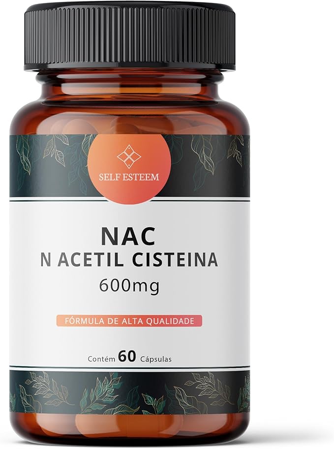 NAC N Acetil Cisteina 600mg 60 Cápsulas