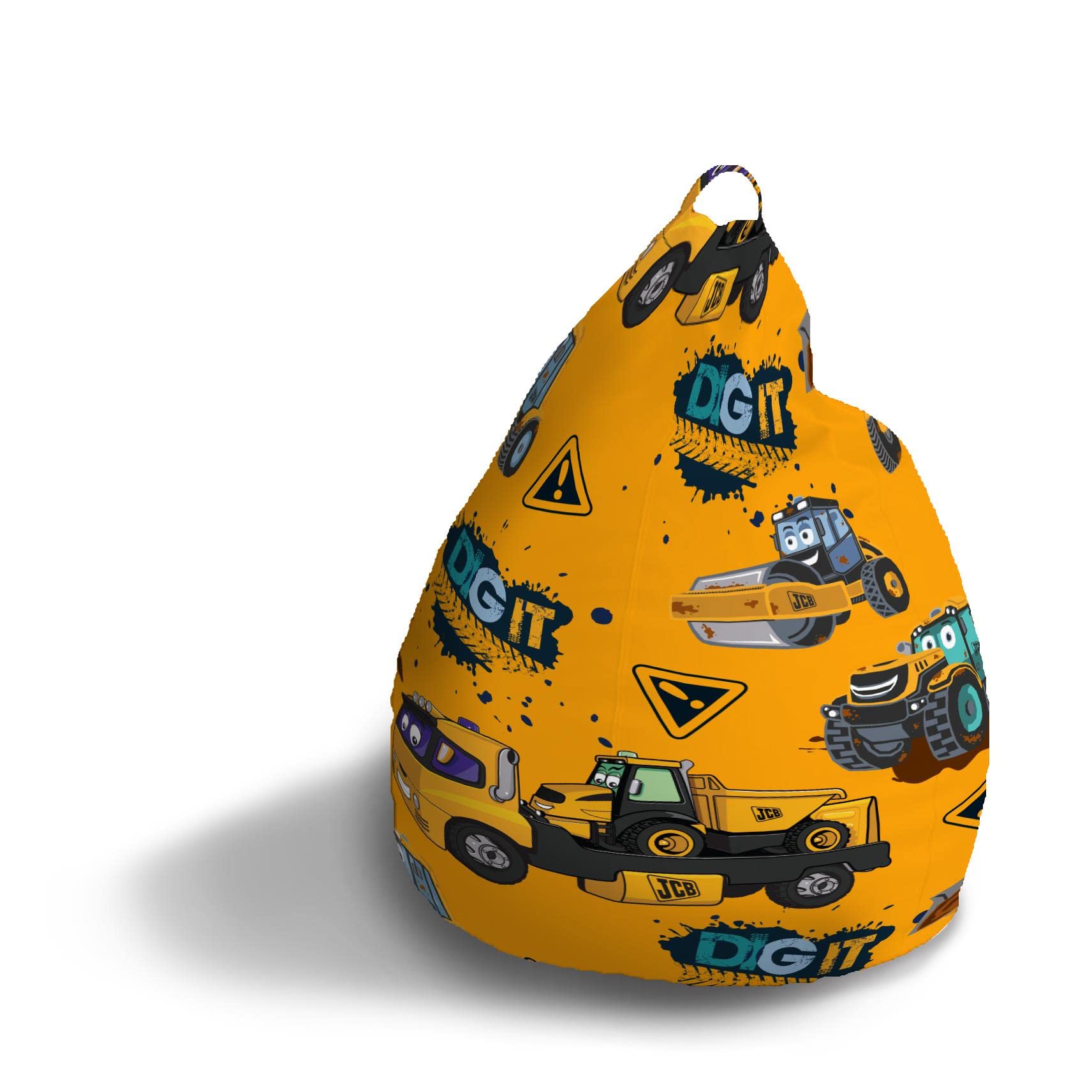 My 1st JCB Beanbag - Joey JCB Design - Polycotton