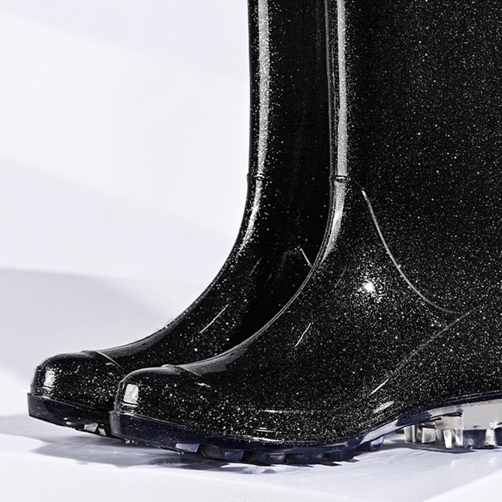 Generico Stivali Uomo, Impermeabili Scarponcini Comode Rain Boots Galosce Antipioggia Stivaletti Scarpe Unisex Calosce Antiscivolo Stivali Gomma Scarponi da Lavoro Pesca Giardinaggio