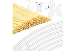 CLEAR LONG BALLOONS FOR TYING, 260PCS, TWISTING BALLOONS FOR DECORATION