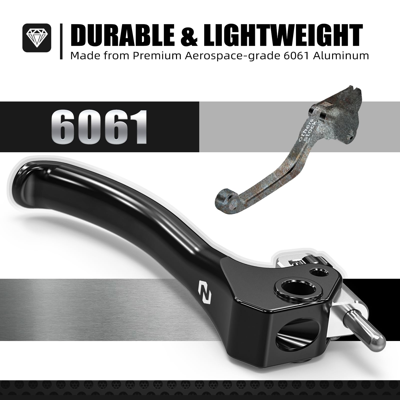 NICECNC Schwarz Shorty Kupplung/Bremshebel Kompatibel mit GasGas EC 250/250F/300/350F/450F/500F(2021–2025),Kompatibel mit Husqvarna TE/FE 150–501 (2022–2024),Siehe Ausrüstung