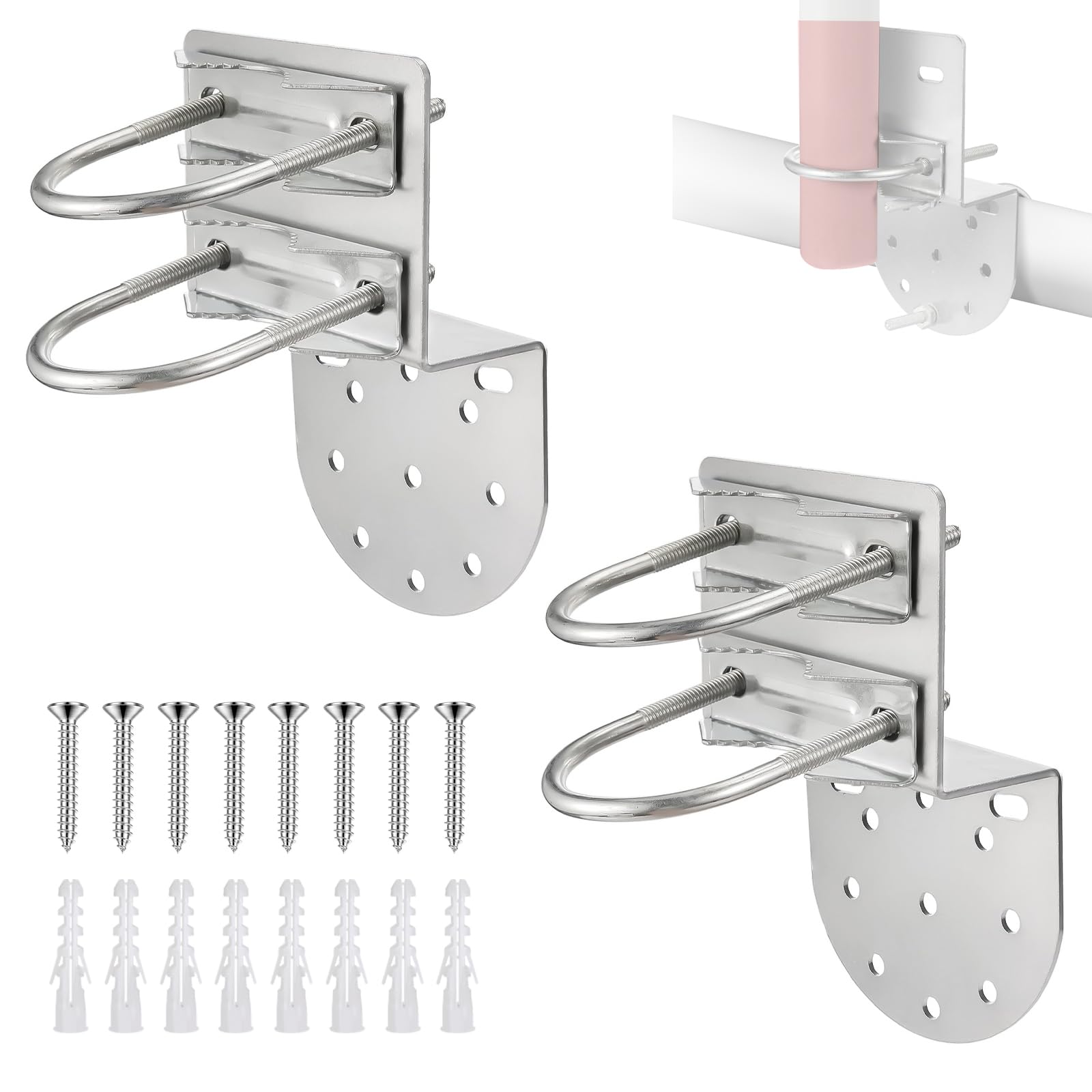 SUPAWAY 6 Stück M12 Torscharnier 15cm J Bolzen Torscharners,