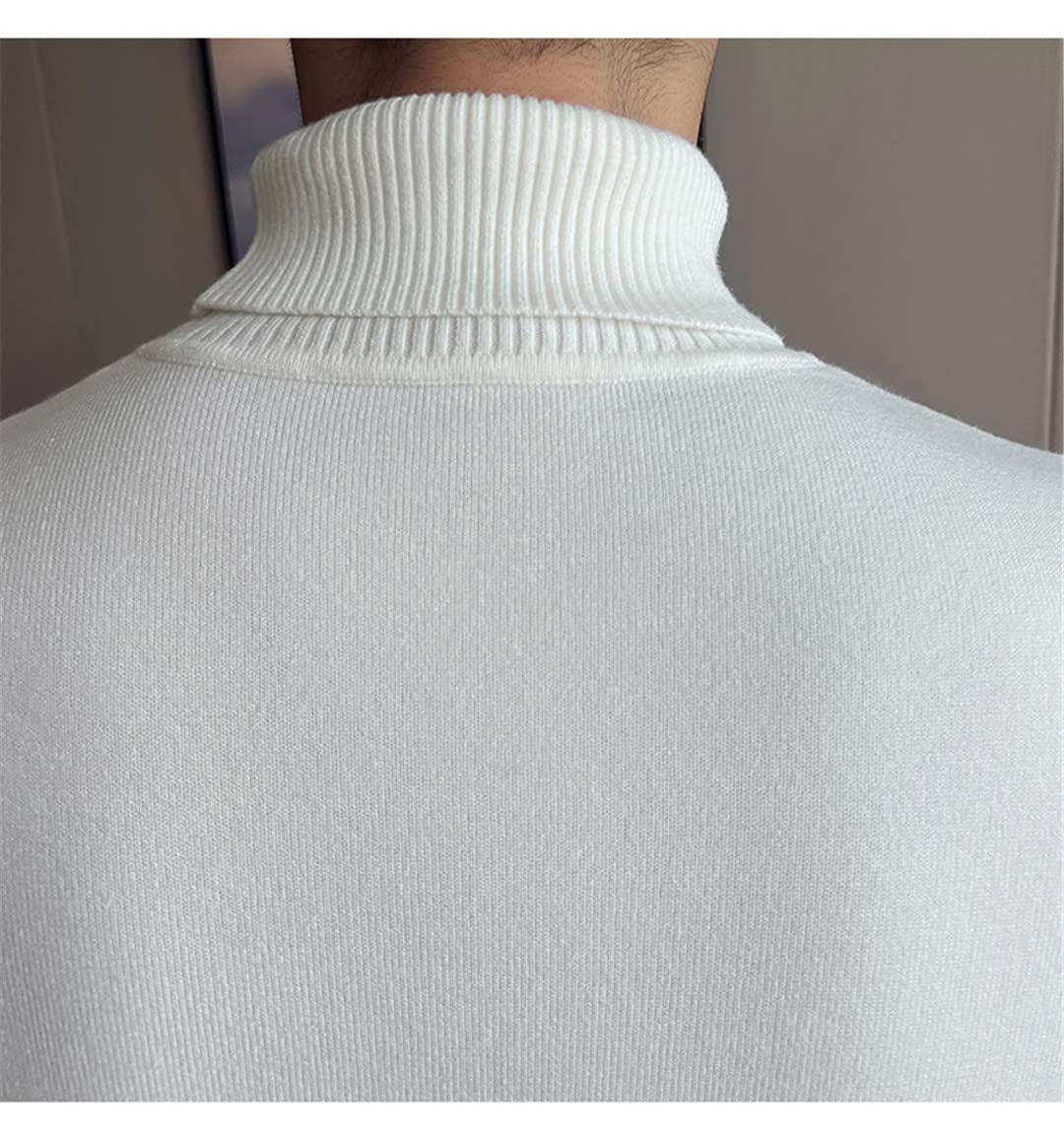Hamthuit Uomini Inverno Slim Fit Dolcevita Maglione Uomo Caldo Maglia Pullover Maglione Casual Bottoming Pullover