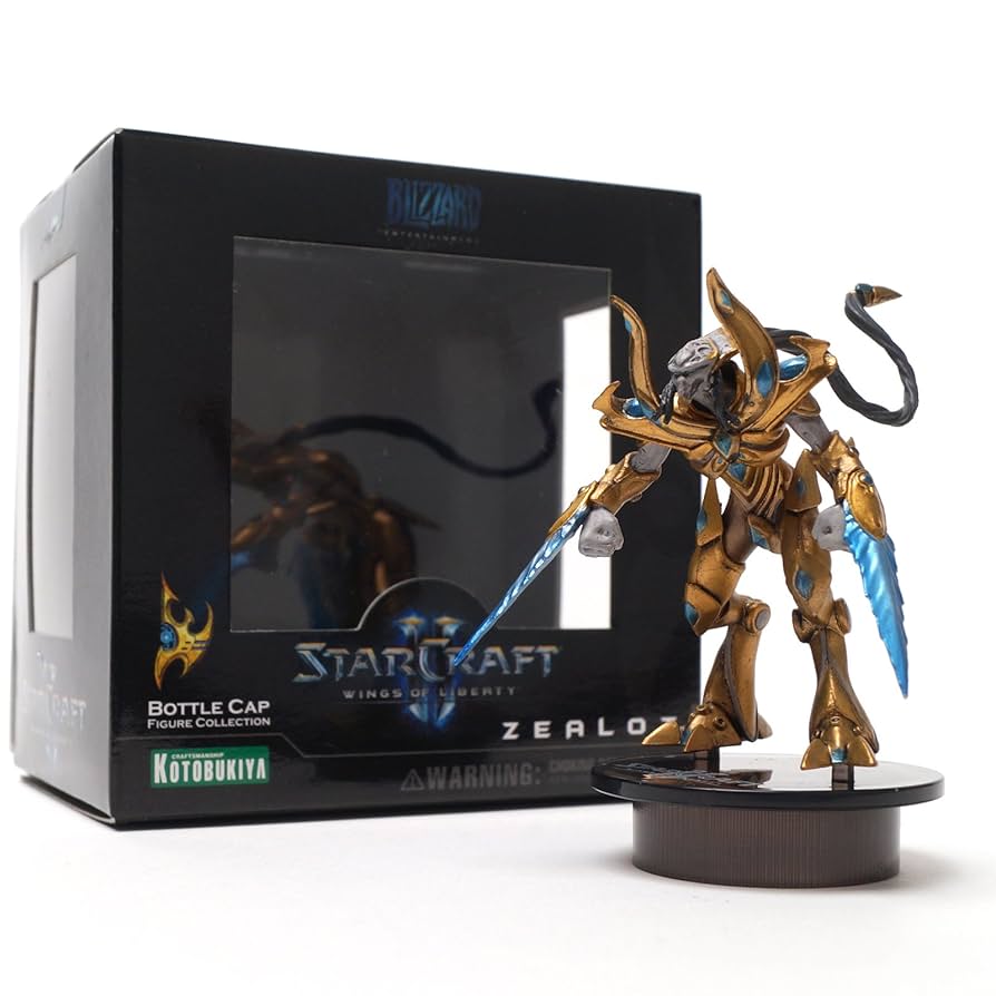 BLIZZARD Starcraft フィギュア Protoss Terran STARCRAFT 2 KOTOBUKIYA] TERRAN (Marine), PROTOSS (Zealot