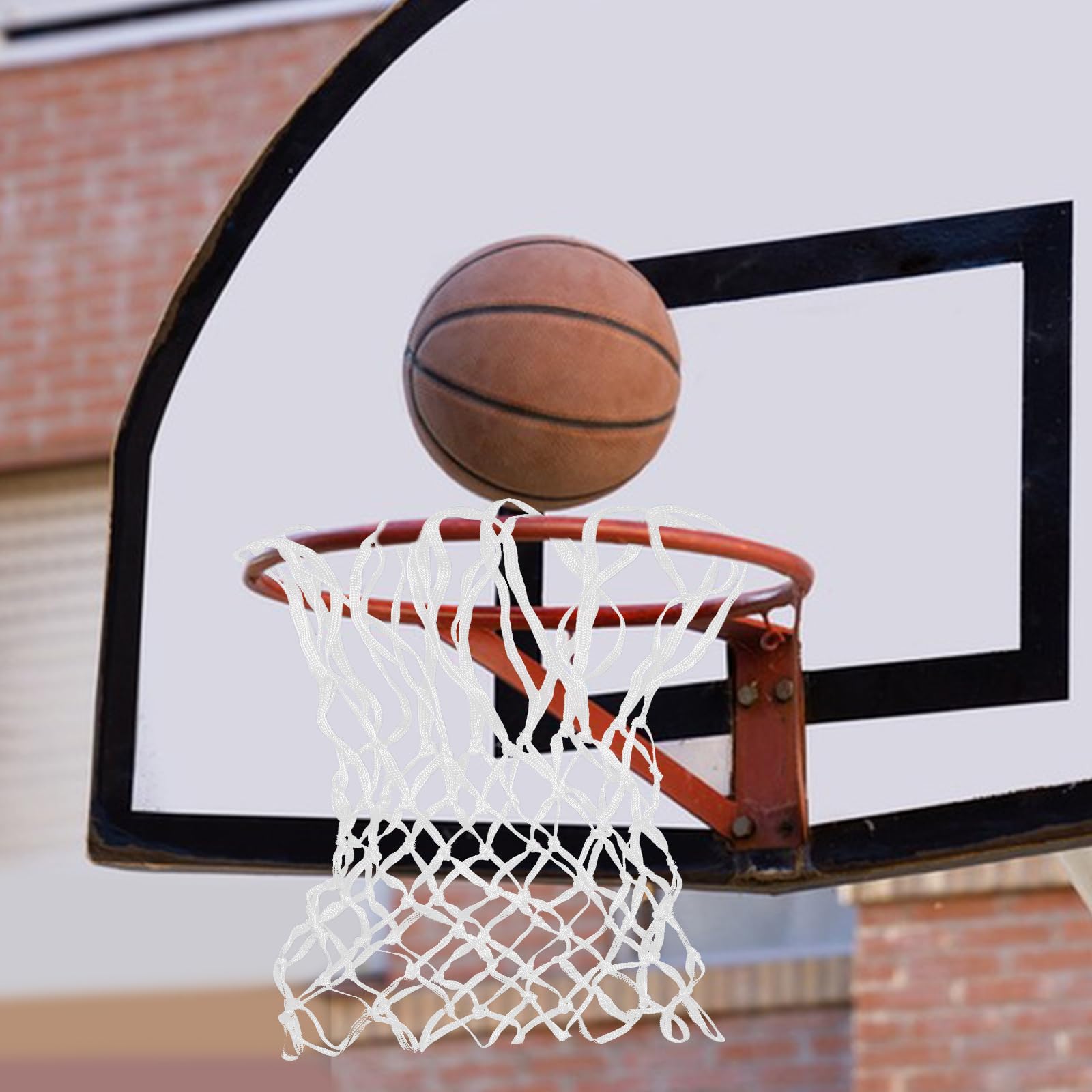 Basketballnetz Ersatz - Robustes Allwetter Netz Für Basketballkörbe