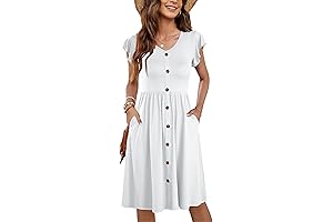 Breezy and Elegant White Summer Dress for 2021