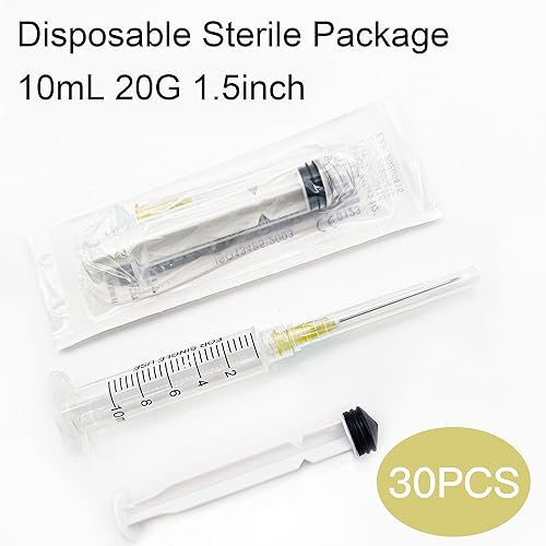 Miniatura 5 de Careach 30pcs 0.3 fl oz jeringa 0.71 oz 1.5inch para laboratorios científicos, dispensación industrial