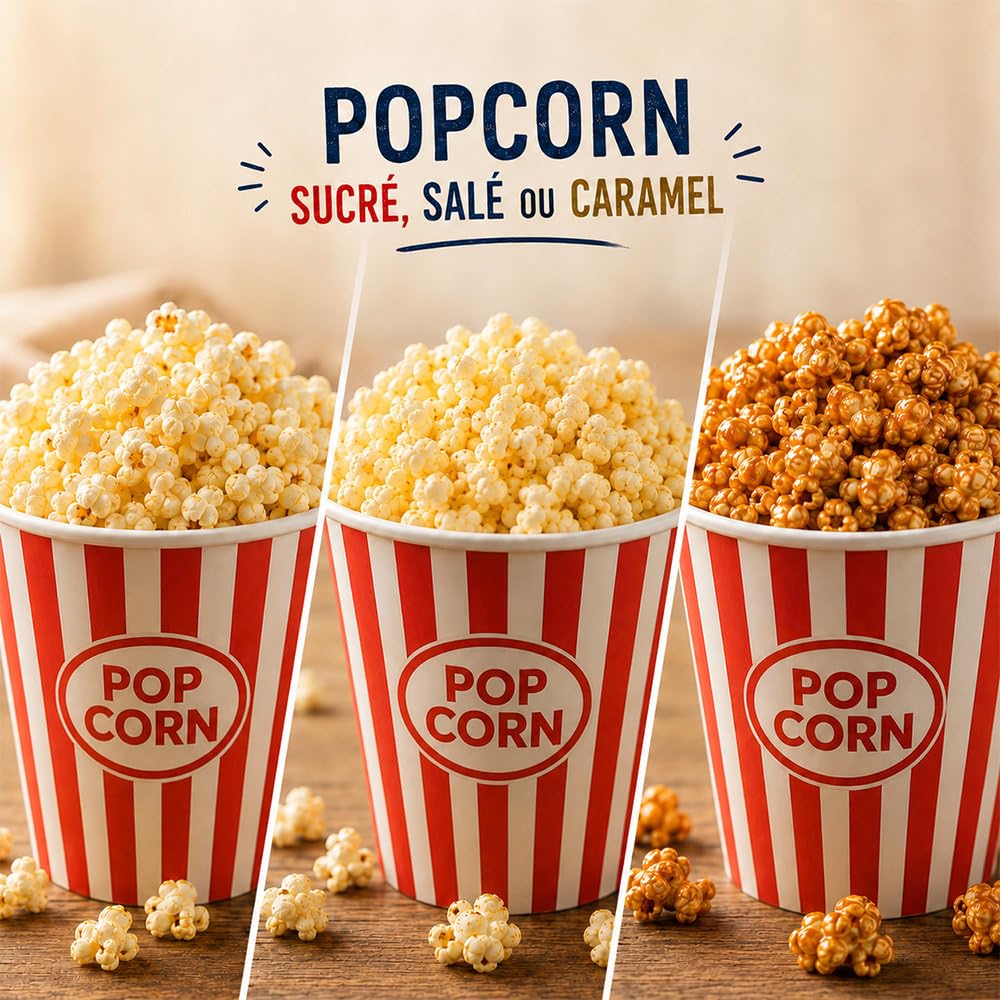 GT CATERING Maïs pour pop-corn - 4 kg - Produit en France