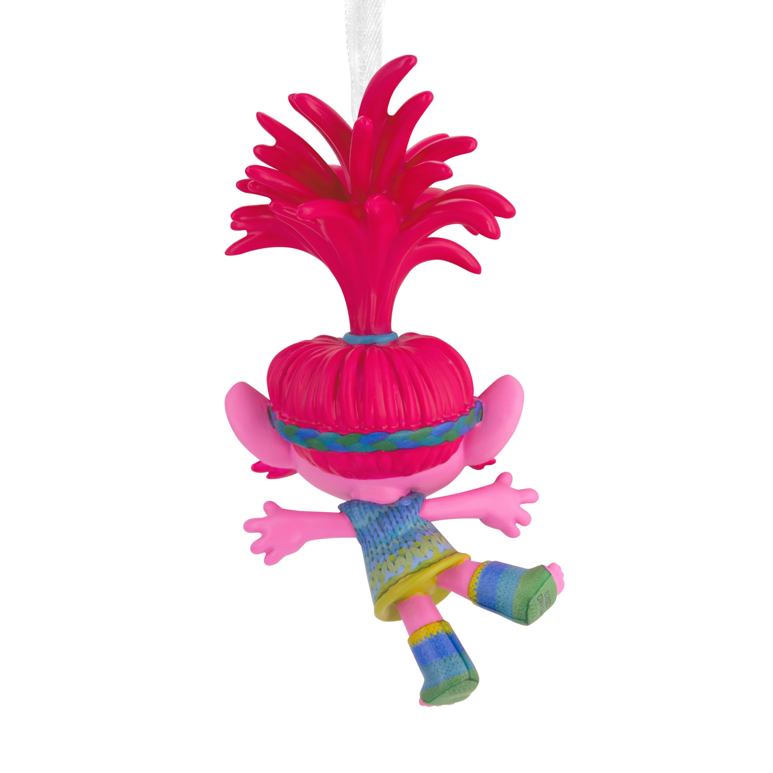 Hallmark Poppy Hanging Christmas Ornament, Trolls, Resin Tree Decoration, Pink, 8.3cm by 5.1cm by 3.8cm - Image 2