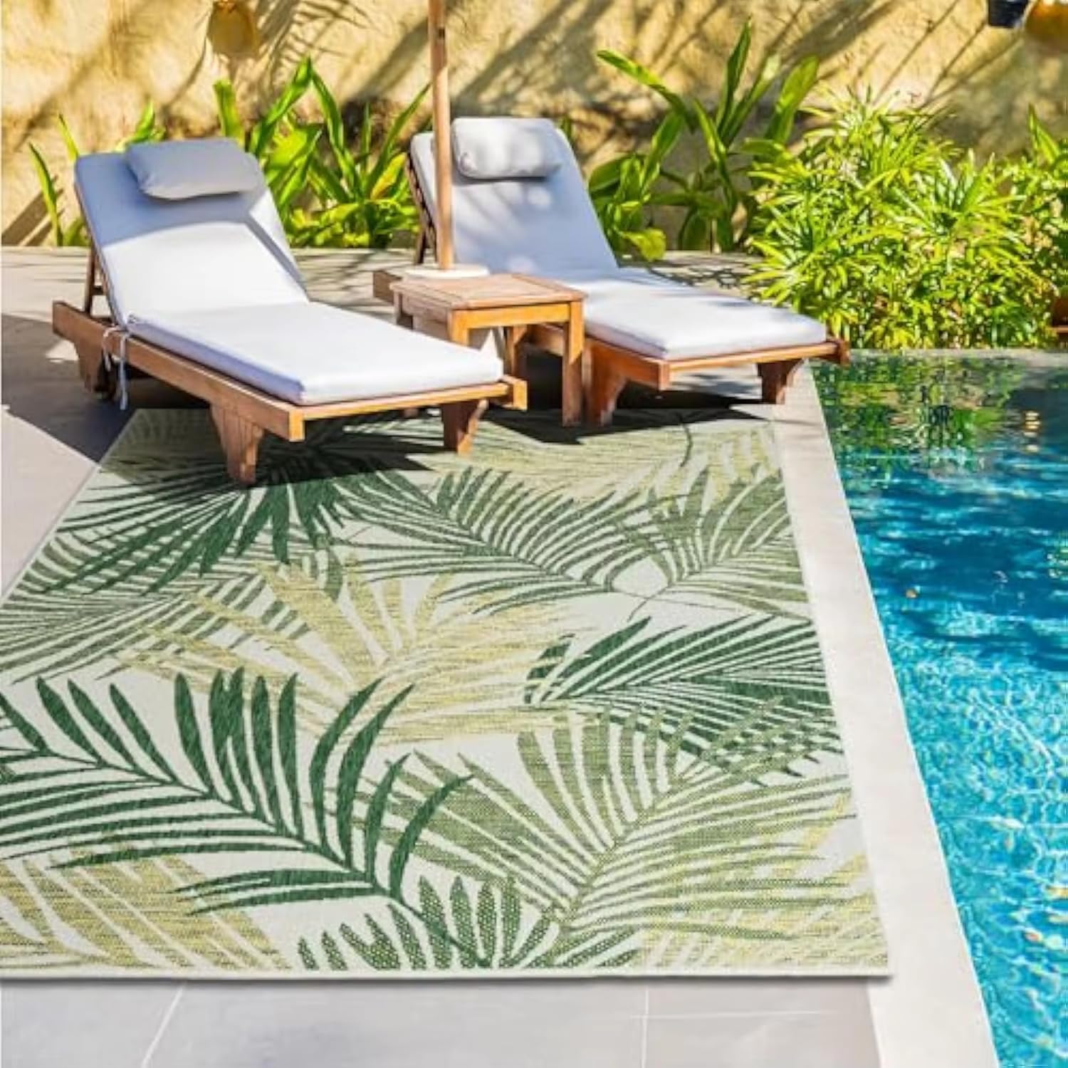 Tapis d'extérieur d'été 80x150 pour camping et pique-nique lavable