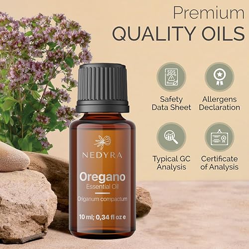 Miniatura 7 de Aceite esencial de orégano, 100% puro y natural, sin diluir para el cuidado de la piel, para la salud de las uñas de los pies, crema facial y