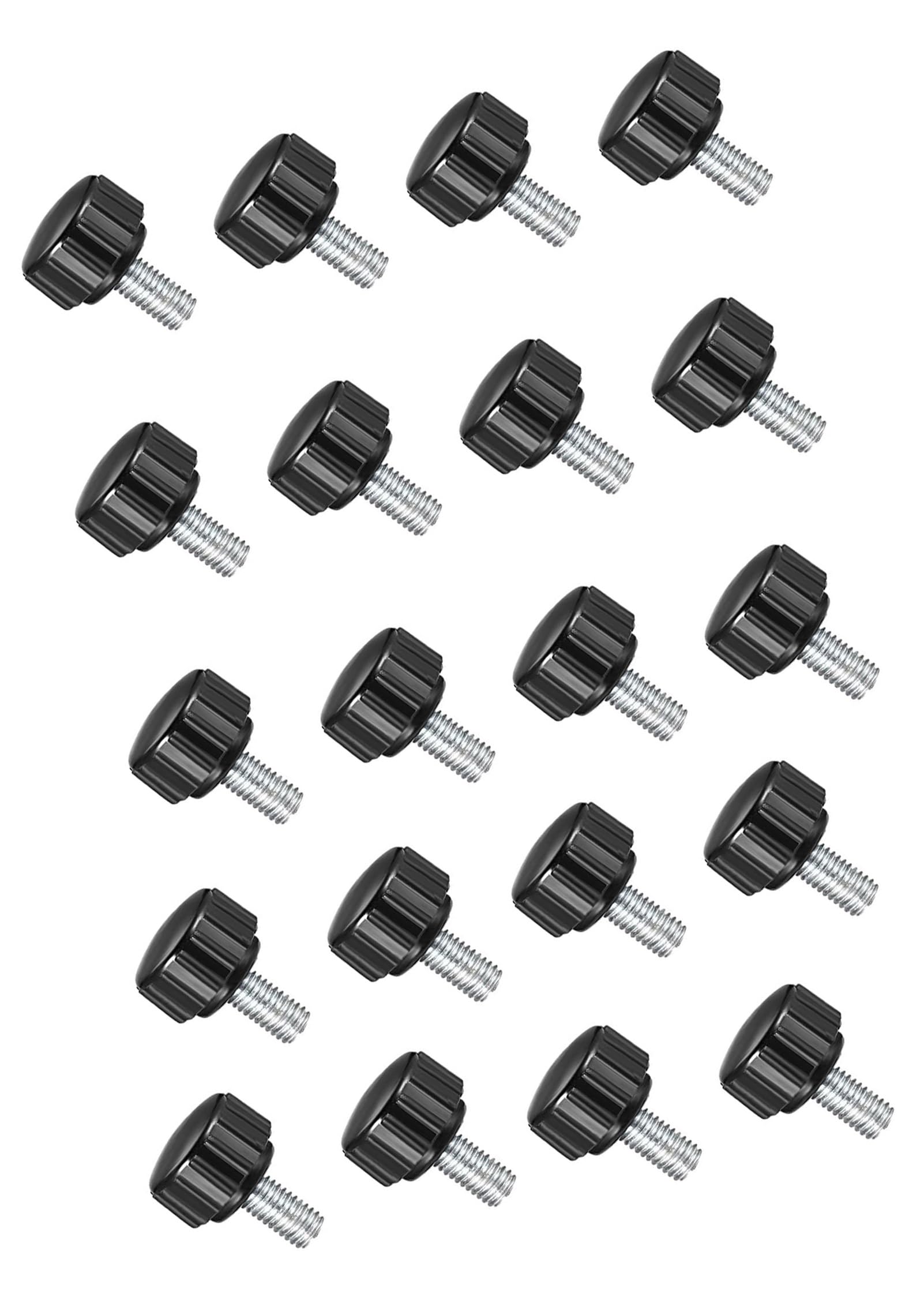 Boxonly Male Thread Knurled Clamping Knobs Grip Thumb Screw on Type for Saw Drill Press