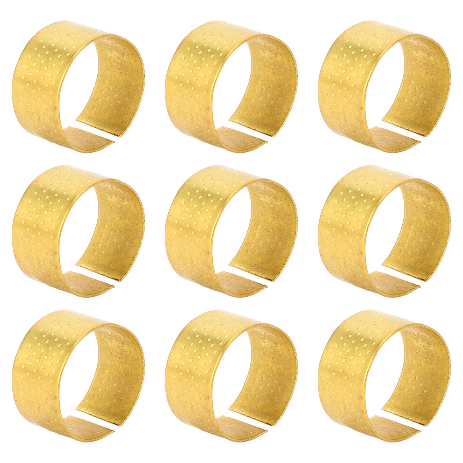 Anneau à Coudre, 7 Pcs Protecteur de Bout de Doigt pour Couture des Doigts, pour Broderie, Bricolage, Couture à la Main, Bricolage