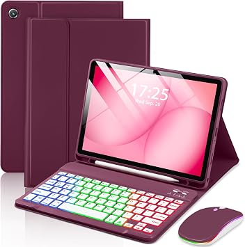 EAMPANG Case with Keyboard Mouse for Samsung Galaxy Tab A11 Plus/A9 Plus