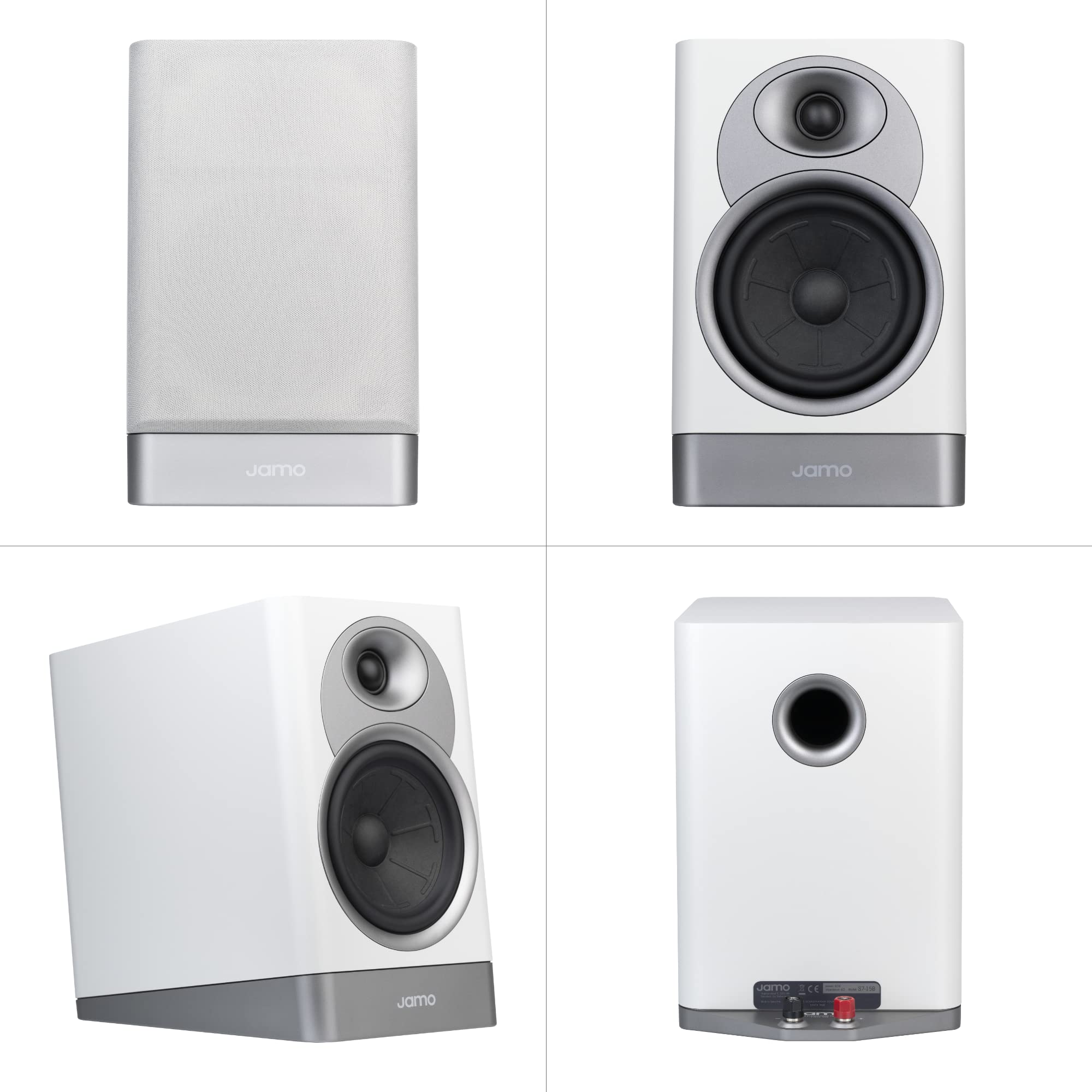 Amazon.com: Jamo S7-15B Bookshelf Speakers, Grey Cloud - 5.5