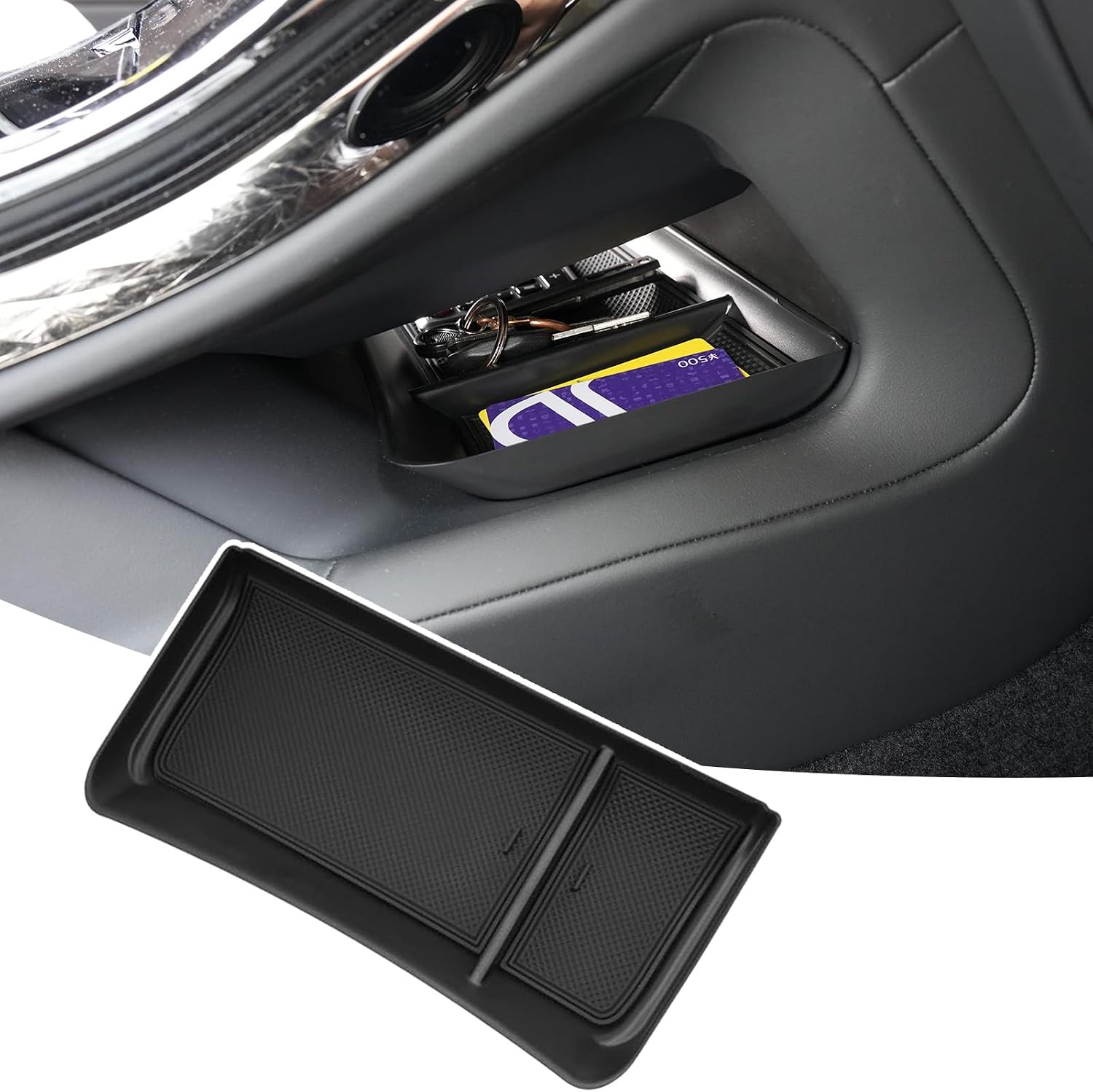 Under Gear Shift Organizer for 2023-2026 Land Rover Range Rover Sport, Center Console Secondary Storage Tray Accessories
