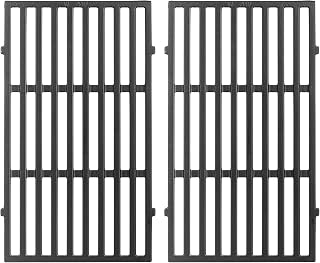 GIRXZYBX Replacement grates for Weber Spirit I & II 200 210 (control buttons front) purchased e210 e220 s210 s220, 44.5 cm grill grate for Weber 7637 cast iron replacement parts