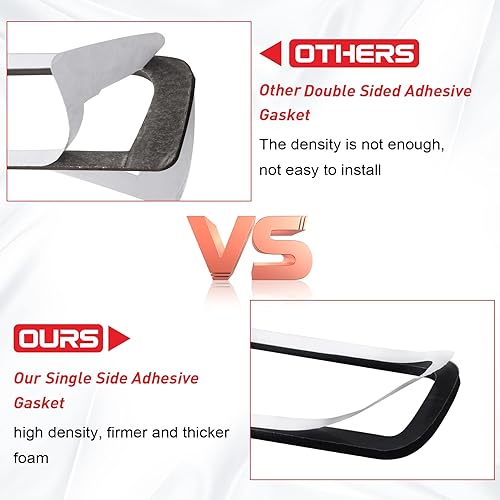 Miniatura 2 de HERCOO Tercera junta de luz de freno compatible con Dodge Ram 1500 2009 a 2018, Dodge Ram 2500 3500 2010 a 2018, montaje de lámpara de parada de