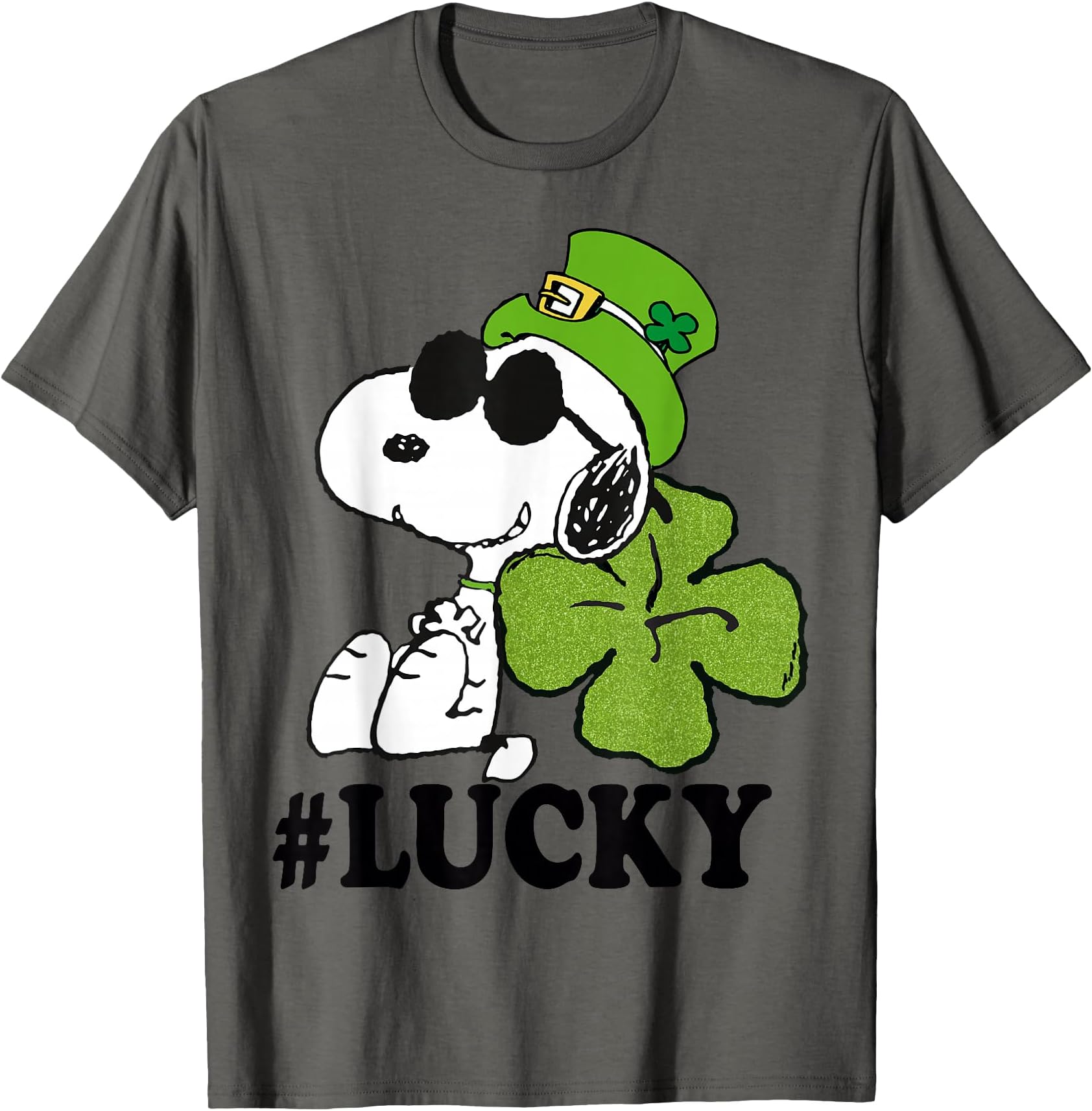 St. Patrick's Snoopy Lucky Clover T-Shirt