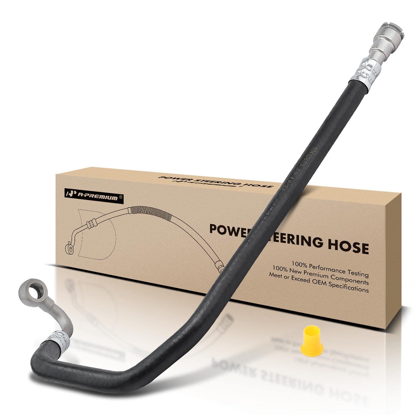 A-Premium Power Steering Return Hose Line Assembly Compatible with BMW 320i 2001-2005, 323Ci 2000, 323i 328i 1999-2000, 325Ci, 325i, 330Ci, 330i, 2.2L 2.5L 2.8L 3.0L, Gear To Cooler