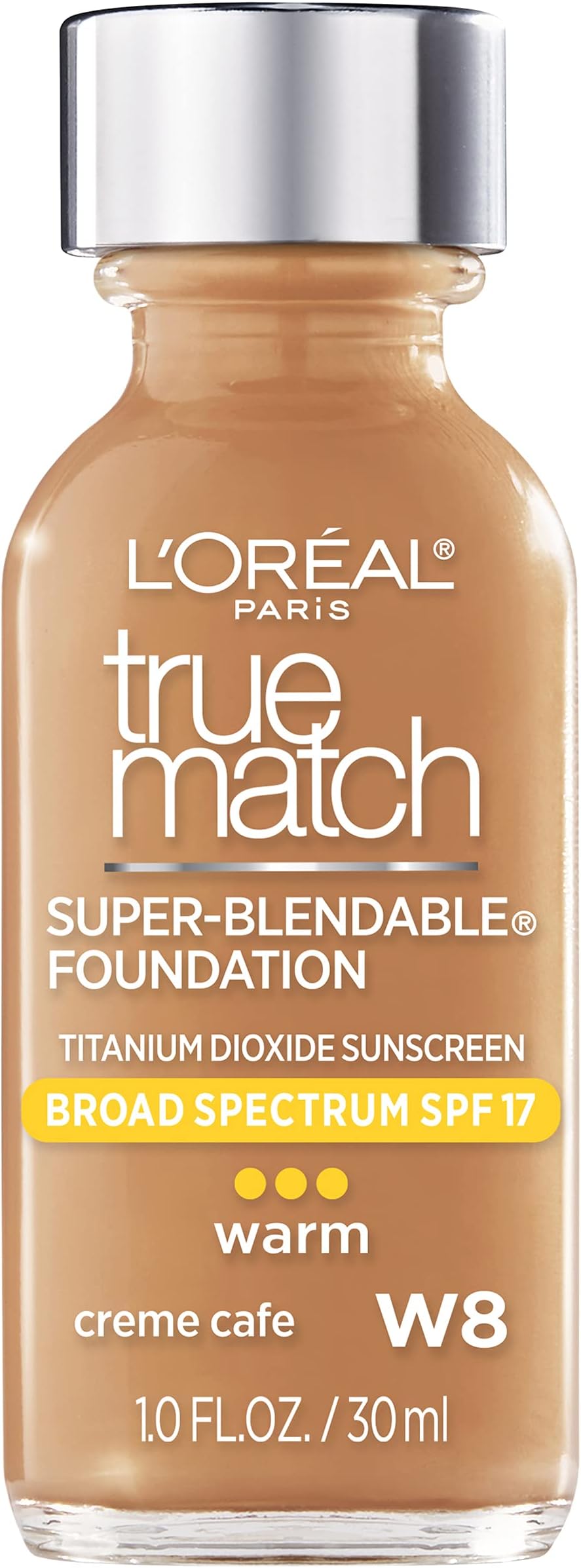 L’Oréal Paris L'Oreal True Match Super-Blendable Makeup W8 Crème Café
