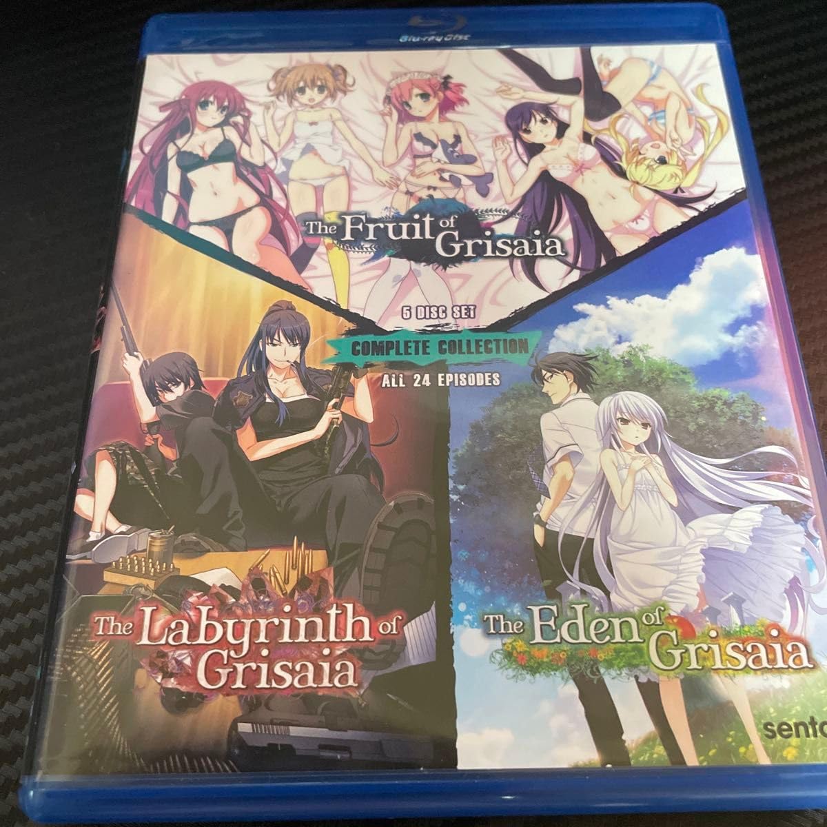 【新品未開封】 グリザイアの果実 グリザイアの楽園 BOX セット グリザイアの果実+グリザイアの迷宮+グリザイアの楽園 全24話BDBOXセット