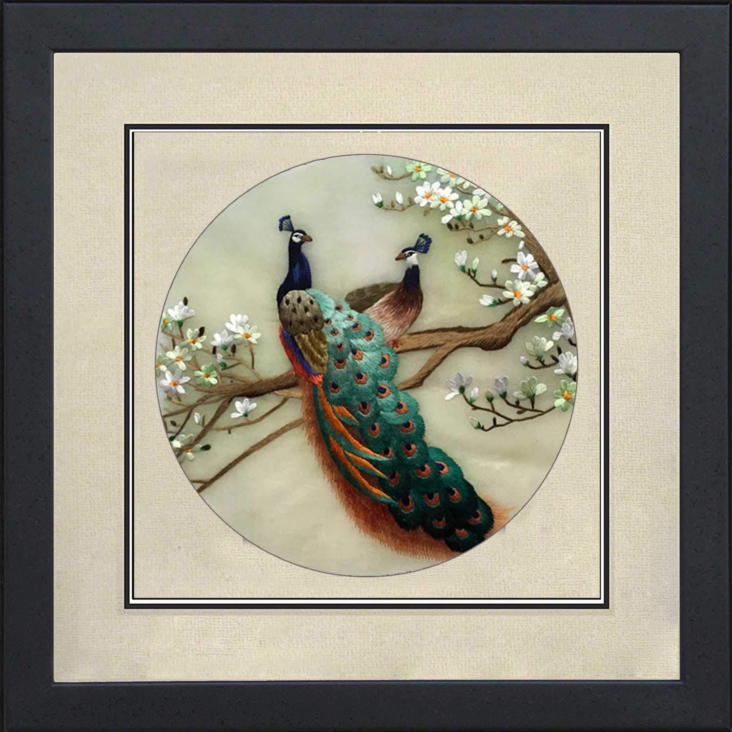 画材 Peacockesque 画材 Peacockesque 画材 Peacockesque Colorful Peacock on Canvas