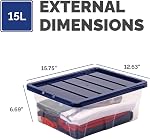 Bankers Box® 15L Stockage en plastique neutralisé Box, 3pk