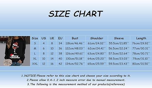 Miniatura 4 de 2023 Womens Christmas Graphic Sweatshirts Fall Fashion Hoodies Cute Hoodies Oversized Hoodies For Women