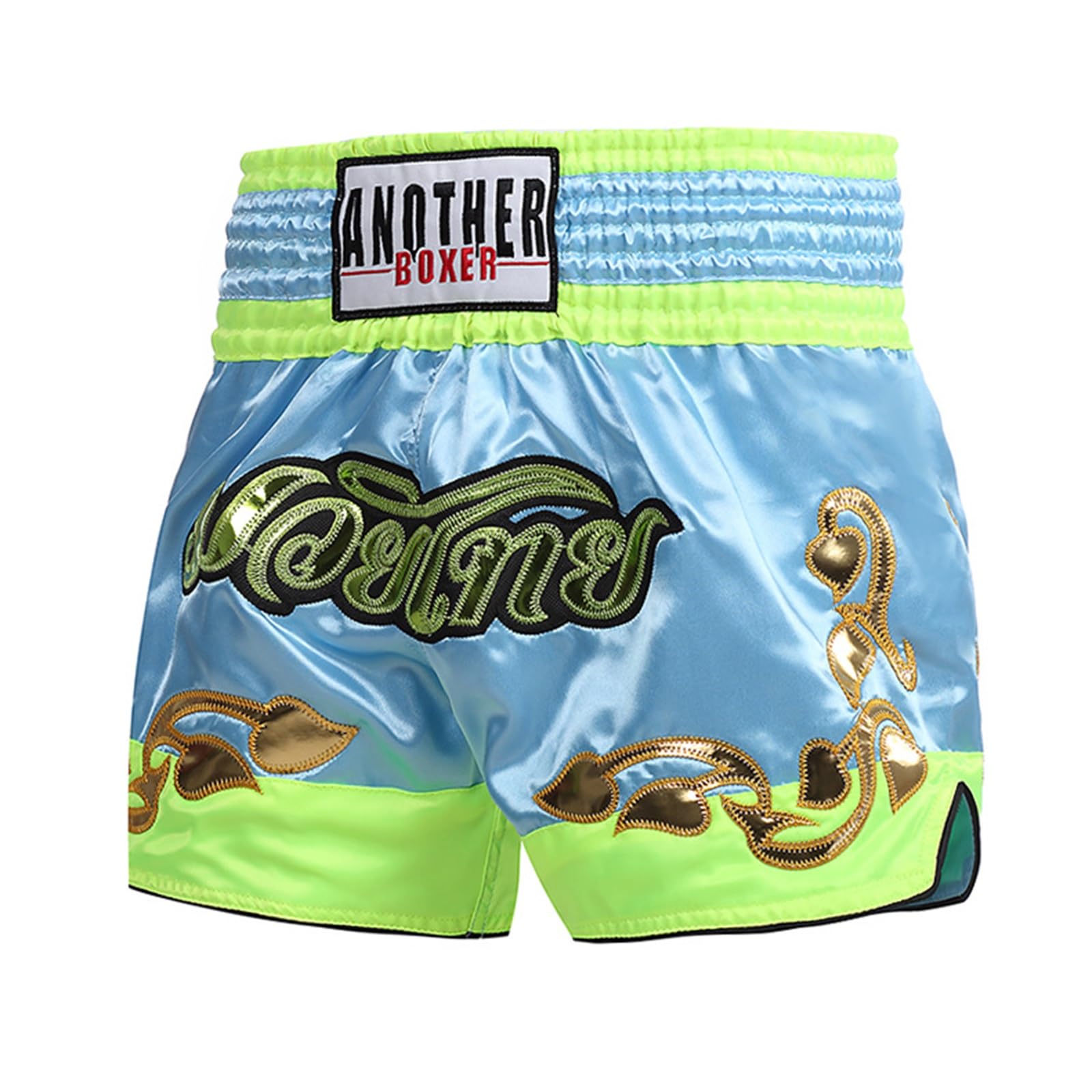 ARIASS MMA – Short De Boxe D'entraînement Croisé, Vêtements De Combat, Short Muay Thai Respirant For Les Arts Martiaux, Vêtements De Sport De Kickboxing (Color : Blue3, Size : Medium