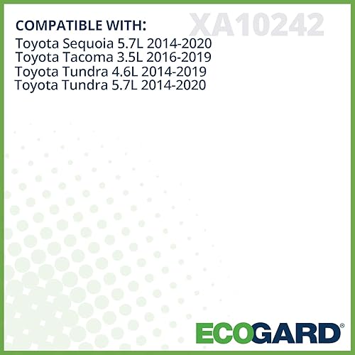 Miniatura 3 de Ecogard XA10242 - Filtro de aire premium para motor - Apto para Toyota Tundra, Tacoma y Sequoia