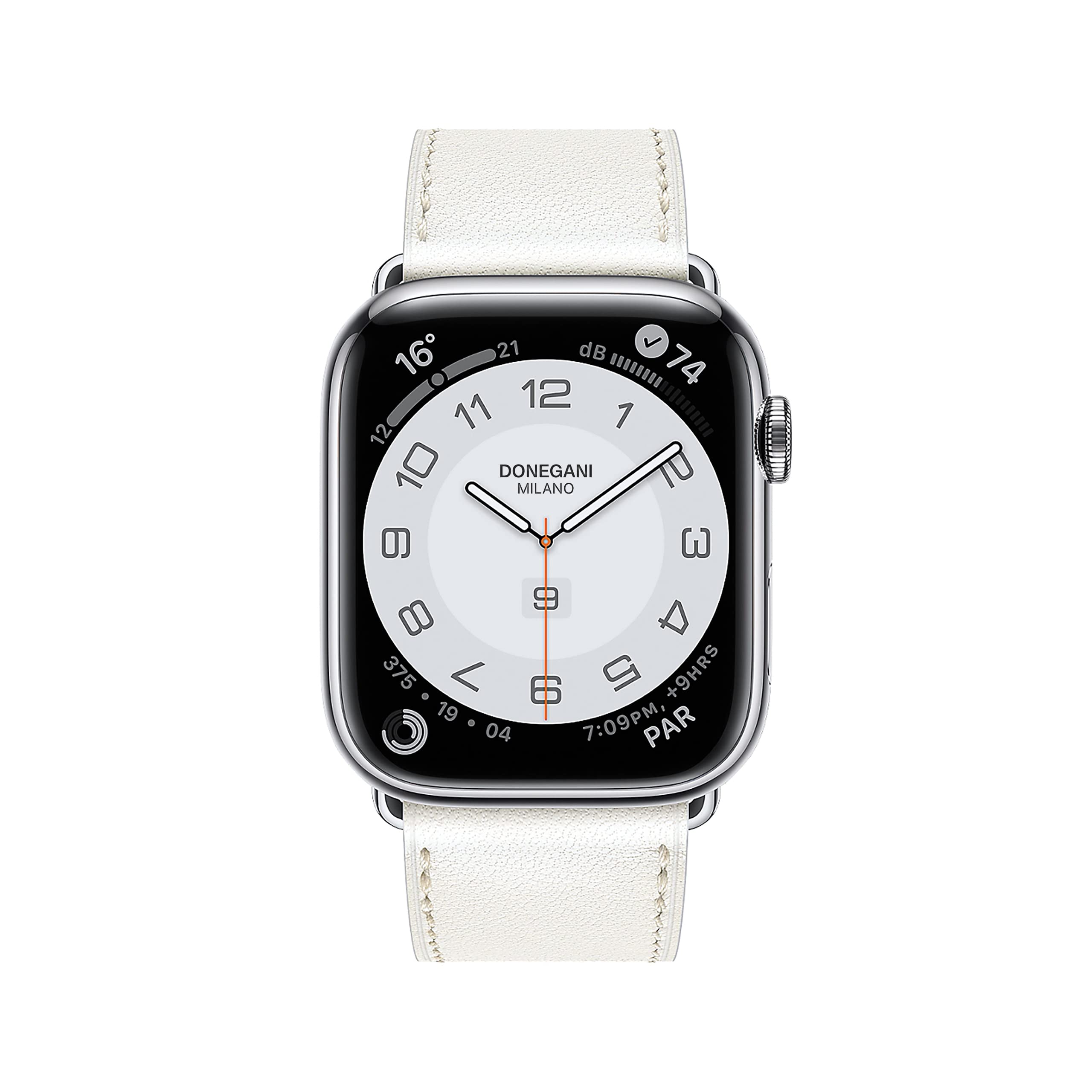 DONEGANI LB1 for Apple Watch Strap Ultra 2 Se 10 40mm 44mm 46mm 42mm 45mm 41mm 38mm 49mm Series 10 9 8 7 6 5 4 3 Band Women Men Leather White - Image 4