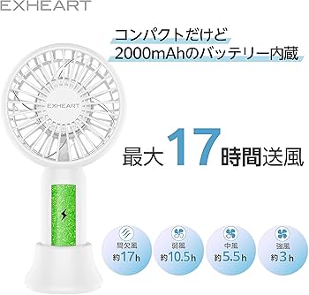 卓上扇風機 コンパクト ホワイト TEKNOS 卓上扇 ホワイト KI-1003（W） 1台 - アスクル