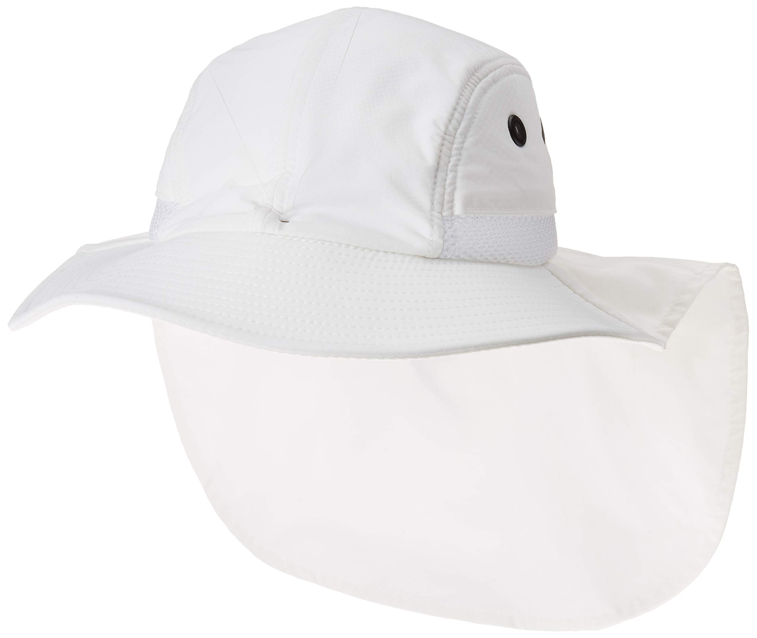 Marky G Apparel AD Extreme Condition Neck Cape Cap, White/White, OS