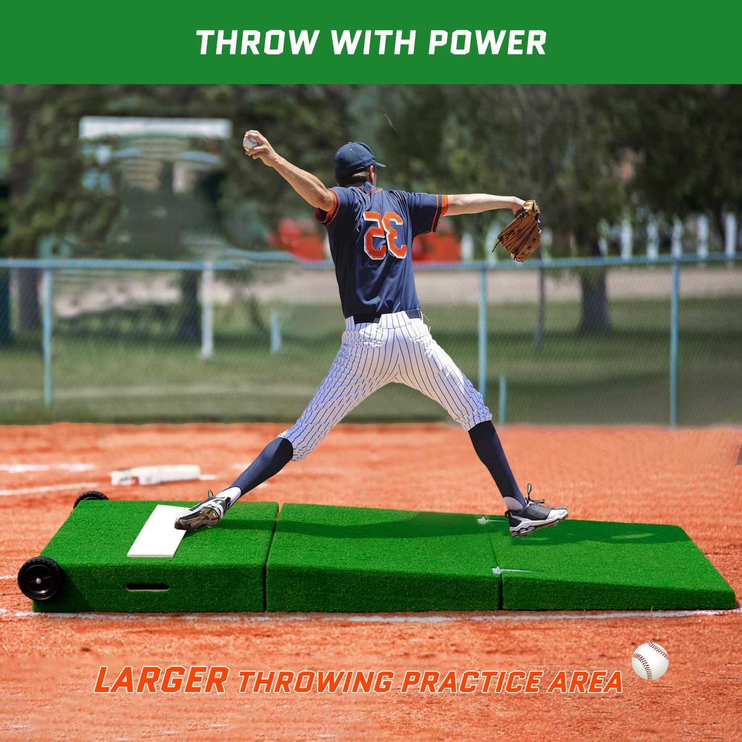 Pitching Screen Foldable - Baseball & Softball Training Equipment With ...