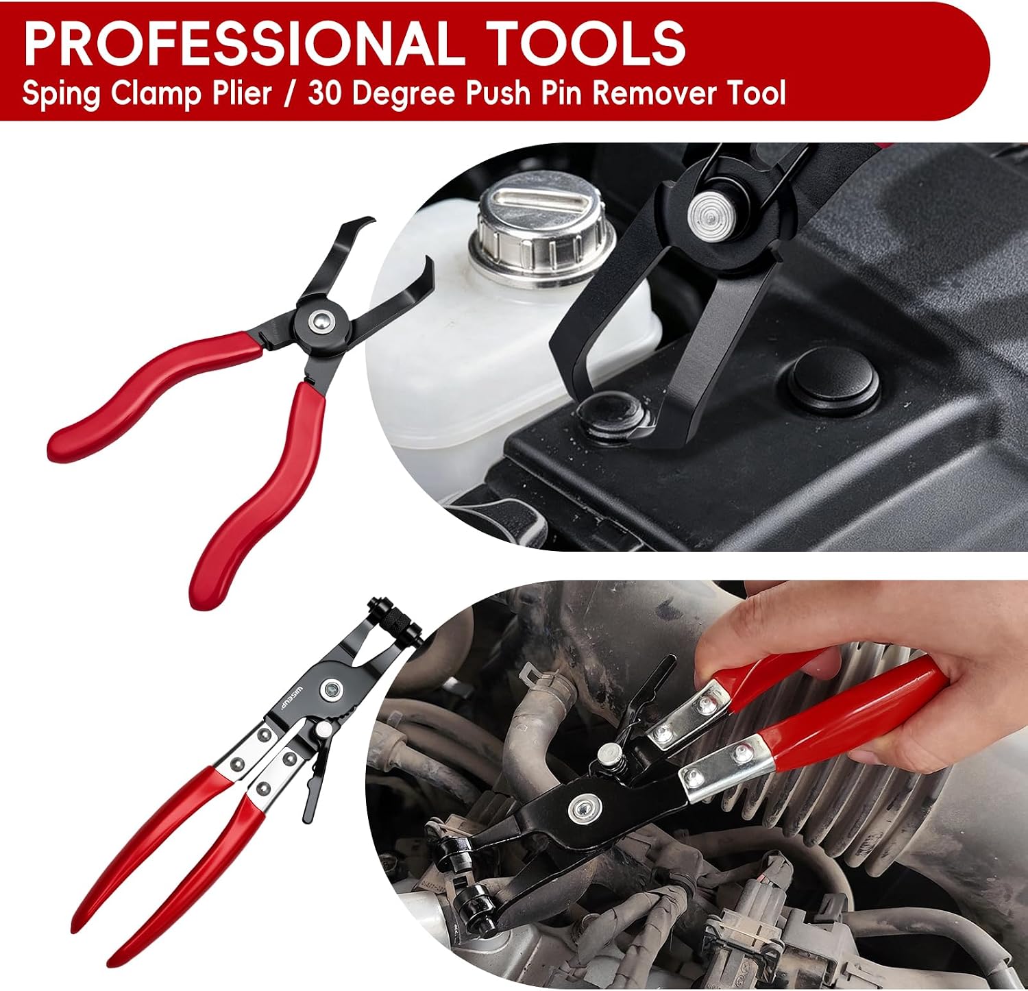 WISEUP 14PCS Electrical Disconnect Pliers, Fuel Line Disconnect Tool Set