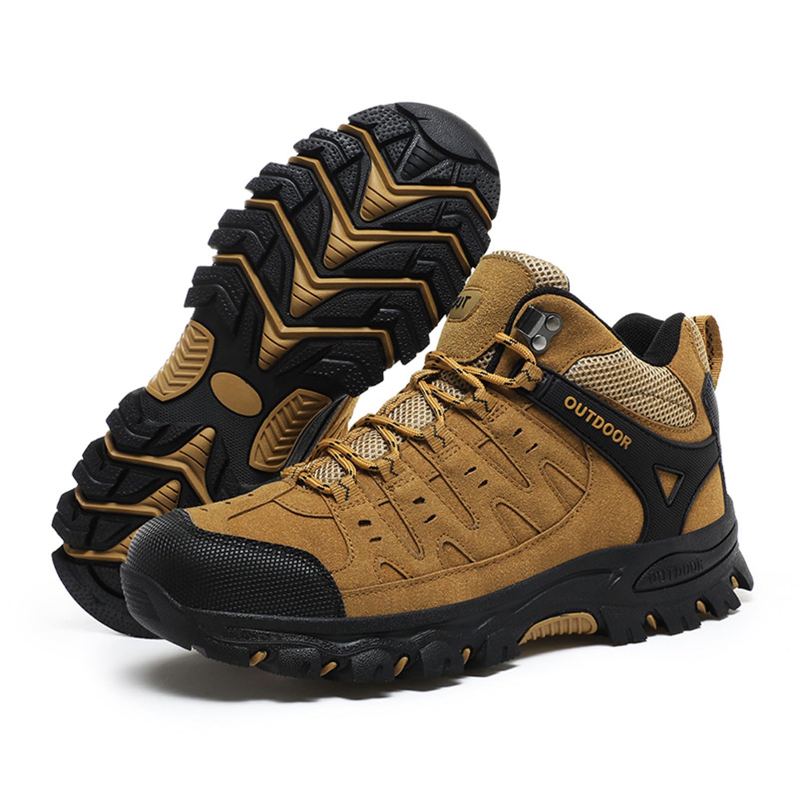 ENEN Scarpe Trekking Uomo Estive, Scarpe Escursionismo impermeabili Scarpe Arrampicata Traspirante Outdoor Scarponi da Montagna Leggeri Antiscivolo per gli Appassionati di Trekking